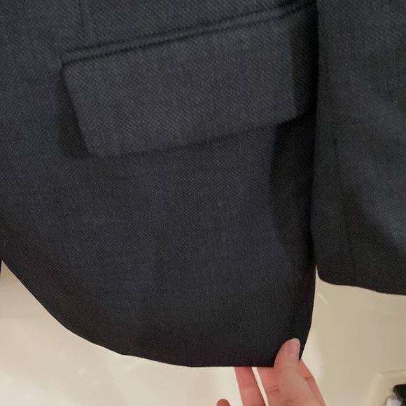 Indochino charcoal textured wool blazer size 48R - Picture 6 of 11